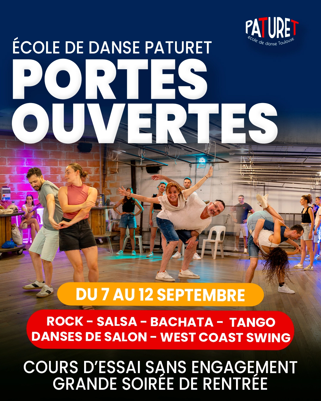 Portes ouvertes école de danse paturet