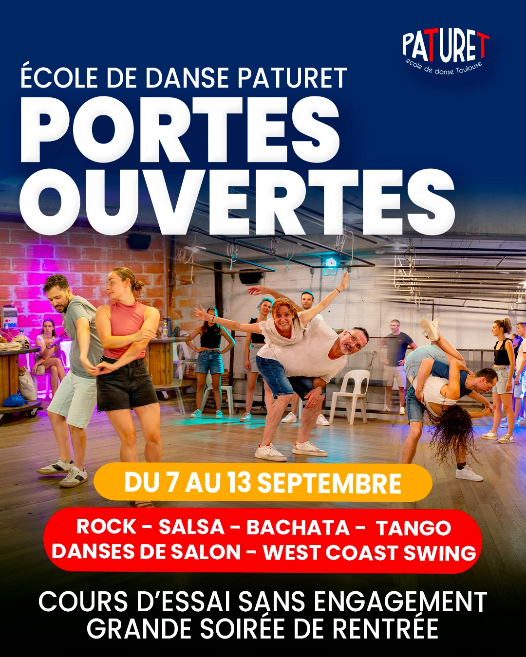Portes ouvertes école de danse paturet